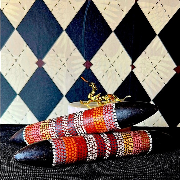 Handcrafted Aboriginal Clapping Sticks – Authentic & Beautifully Made - Picture 6 of 12